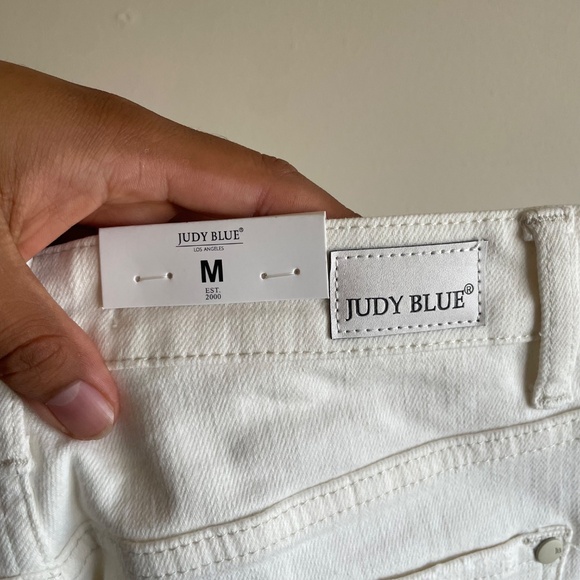 Judy Blue These Are The Days Tulip Hem Button Fly Shorts - Picture 7 of 10